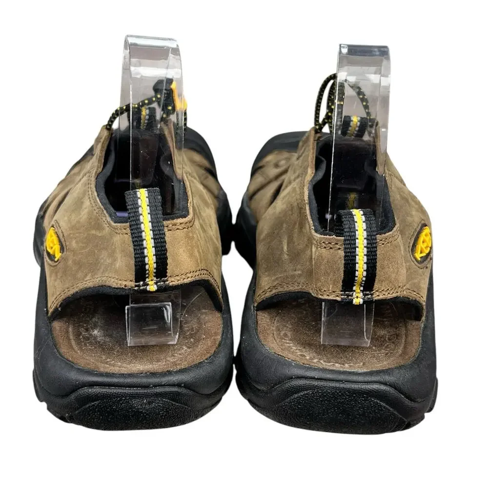 Keen Mens Brown Newport Leather Strappy Trail Hiking Sandal Size US 9